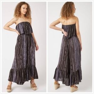 free people summer vibes strapless jumpsuit